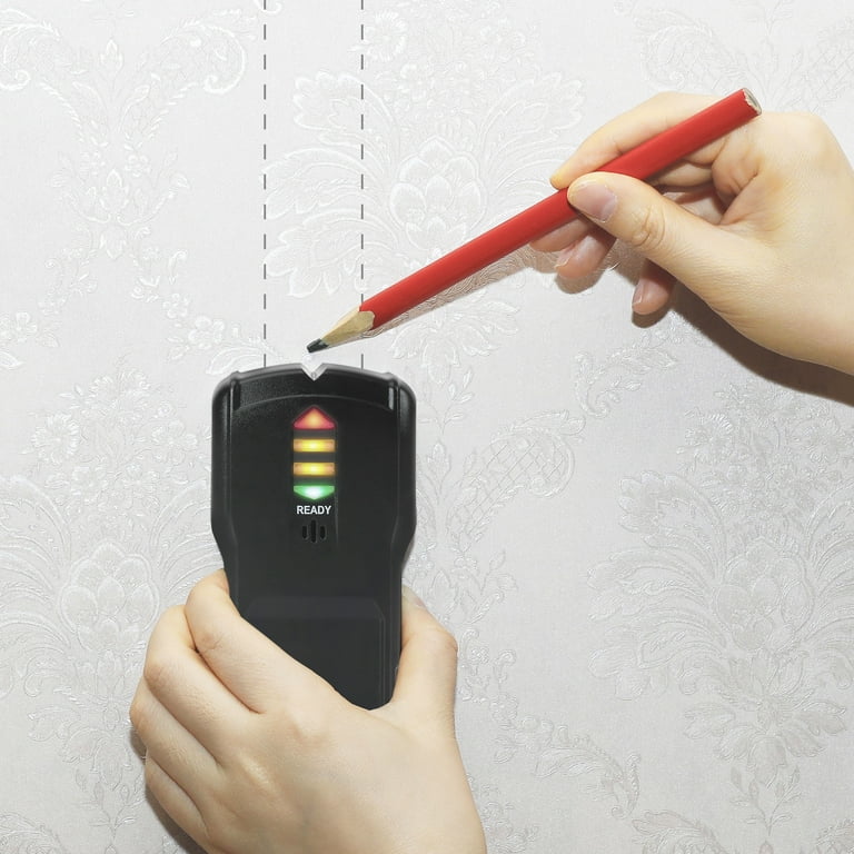 onn. Electronic Stud Finder with LED Light Indicator