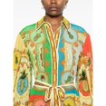 thumbnail image 7 of RDKTPXZ Women’s Printed Maxi Shirt Dress, Long Sleeve Button Front Belted Casual Dress, 7 of 7