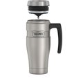 thumbnail image 4 of Thermos Stainless King Vacuum Insulated Stainless Steel Mug, 16oz, Matte Stainless Steel, 4 of 11