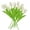 White, variant on 10 Pack Artificial Tulips Flowers, Faux Silk Tulip Stems For Home Wedding Floral Arrangement, Realistic Fabric Petals With Green Leaves, Bendable Stems For Vase DIY, 13 Inch Tall