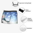 thumbnail image 5 of Kdxio Men's Boxer Briefs with Christmas Snowman In The Snow Print - Comfortable and Breathable Underwear for Everyday Wear, 5 of 7