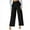 Black, variant on XFLWAM Women's Professional Suit Pants High Waist Wide Leg Dress Pants Dressy Casual Work Business Trousers Hot Pink S
