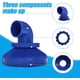 thumbnail image 4 of Boquilla de entrada de piscina | Racor de salida de ventilación para piscinas elevadas e hinchables | Accesorio de circulación de agua duradero y fácil de instalar | Filtración mejorada | 1 paquete, 4 of 9