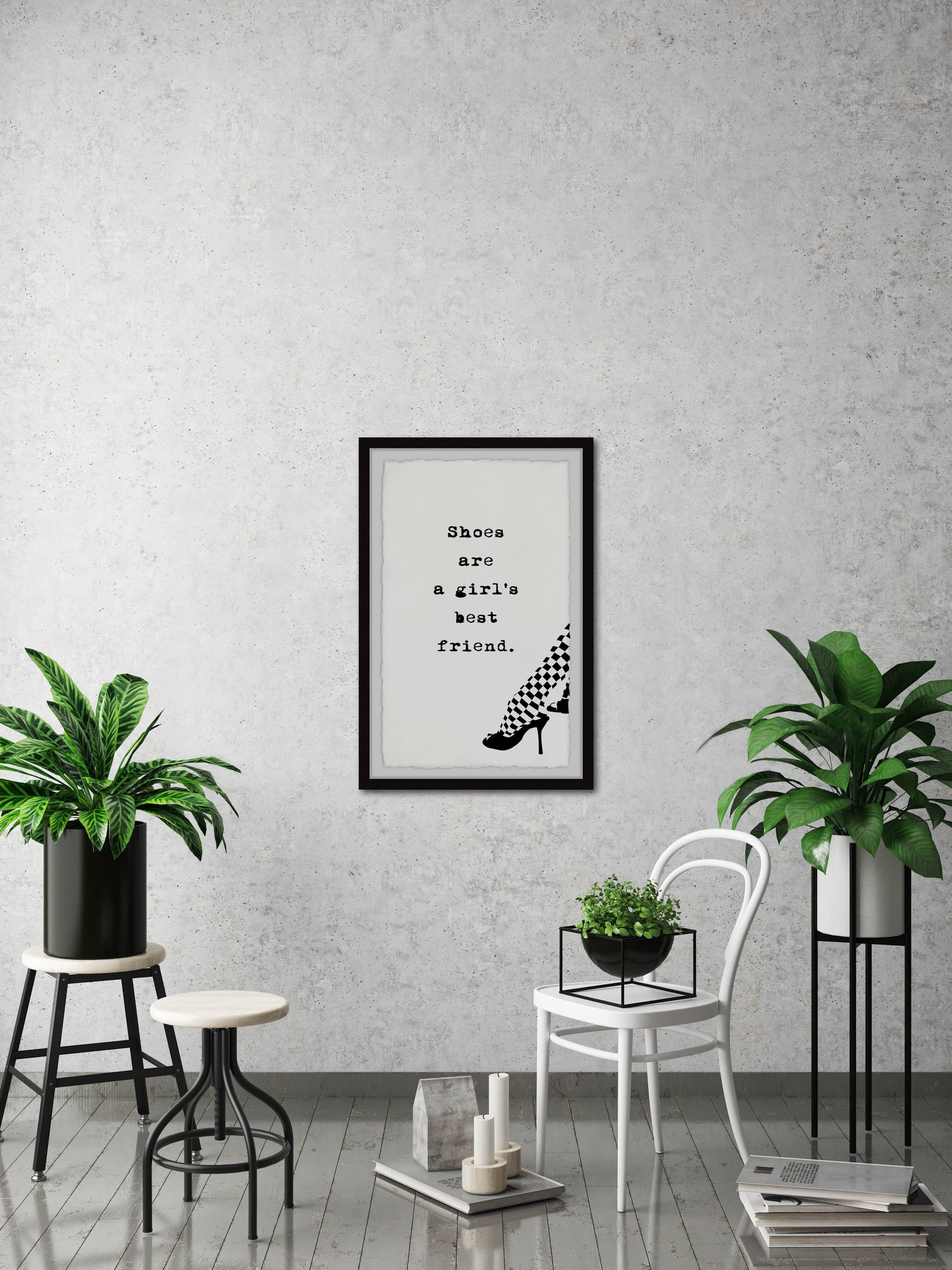 Marmont Hill Girl's Bestfriend Framed Wall Art