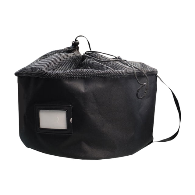 Lipstore RV Hose Storage Bag Organization Utility Bag Oxford Portable Pouch Drawstring Mesh Top for Home Yard Electrical Cords Kitchen Black
