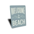thumbnail image 3 of Welcome Beach Novelty Sign, Metal Wall Decor - 10x14 inches, 3 of 4