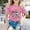 Light Pink, variant on Gzbliryd White T Shirts Graphic Crewneck Casual Printed Tee Funny Graphic Print Tees Tops for Girls Girl Summer Clothes (Navy,10-11 Years)