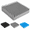 Gray, variant on Egg Crate Foam Seat Cushion, 20 x 20 x 4 in, Breathable Chair Pad for Office Chair, Car Seat and Recliner, blue 1 Pack