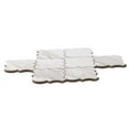 thumbnail image 4 of The Tile Life Stately Arabesque Gold Polished Porcelain Mosaic Floor & Wall Tile, 11 x 12 in, 1-Piece, 4 of 9