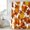 Yellow Orange White, variant on Orange Fall Shower Curtain, Waterproof Shower Curtains for Bathroom, Pumpkins Thanksgiving Maple Leaf Plaid Washable Fabric Bathtub Curtain Set Bath Decor with 12 Hooks 72"x78"