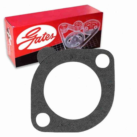 Gates Coolant Thermostat Housing Gasket compatible with Ford F-250 5.8L 6.6L 7.5L V8 1973-1996