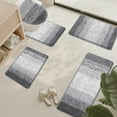 thumbnail image 2 of Ileading Traditional 5 Piece Large Size Microfiber Washable Bathroom Rug Set, 2 of 9