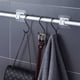 thumbnail image 4 of Ganchos en forma de S de acero inoxidable, 10 Uds., para cocina, baño, dormitorio (negro), 4 of 5