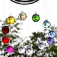 thumbnail image 5 of 2pcs 40mm Vintage Feng Shui Faceted Decorative Colorful Crystal Ball Prisms, 5 of 5