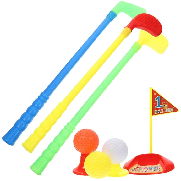 BESTSKY Kids Plastic Golf Set - Educational Golf Clubs - Random Color - Golf Gifts