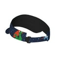 thumbnail image 3 of Disketp Dinosaur Astronaut Space Surfing Sun Visors for Women Men Unisex Tennis Golf Visor Hat Adjustable Summer Hats Sport Outdoor Visor Hat UV Protection Cap, 3 of 8