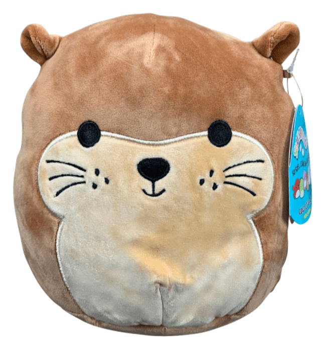 Squishmallow 8 inch Otter Plush Pillow Toy Brown