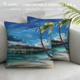 thumbnail image 3 of Orinice Palm Trees Graphic Decorative Throw Pillow Cover for Home Couch 22x22in, 3 of 5