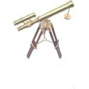 Thor Instruments Nautical Brass Telescope with Stand Rustic Vintage Home Decor Gifts