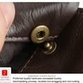 thumbnail image 3 of Cartera para hombre Minnieouse Vintage de cuero vino rojo, 3 of 6