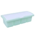 thumbnail image 3 of Vacemry Seasoning Rack Spice Storage Box, 4 Grid Plastic Condiment Container with Spoon, Transparent Lid Kitchen Organizer for Countertop Cabinet Pantry Drawer, 3 of 4