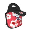 thumbnail image 4 of Hello Kitty Neoprene Lunch Bag, Insulated Lunch Bag for Women Men Lunch Box Container Bag Reusable Lunch Tote Bag for Office, Work, Beach, Travel, Picnic, 4 of 7