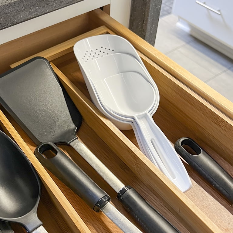 3 SCOOP | 3スクープ| きちスクープ Mainstays 3 Piece Scoop Set Food Grade Polypropylene, Nesting Ice