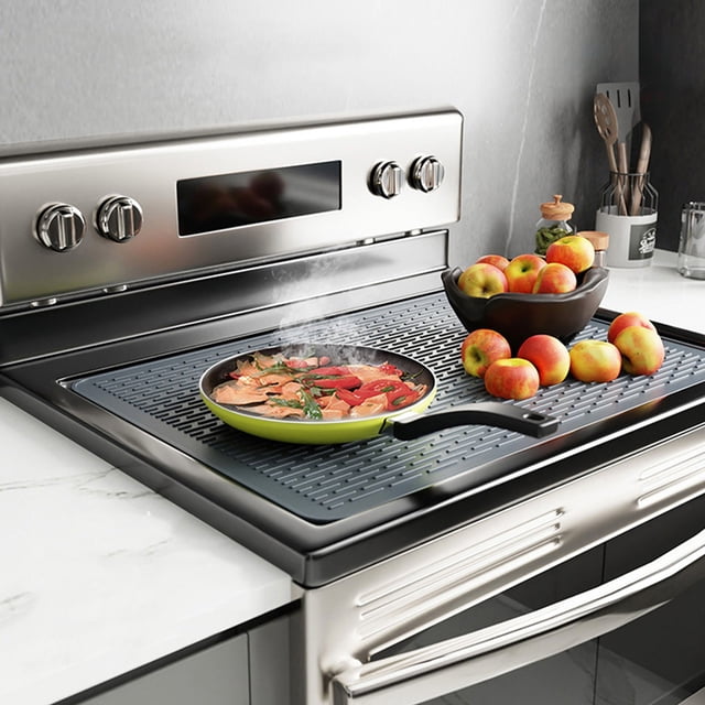 XWSHYW Aparatos de Utensilios de Cocina. Estera de Aislamiento Térmico para Estufa, Gel de Sílice, Multifuncional, a Prueba de Agua, Drenaje de Grasa y Aislamiento Térmico, Protección para Estufa