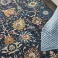 thumbnail image 6 of Nourison Passion Floral Navy 5'3" x 7'3" Area Rug, (5x7), 6 of 8
