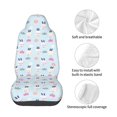 thumbnail image 4 of Balery Rabbit In The Rain Funda de Asiento para Auto con Diseño - Cubierta Frontal Suave y Transpirable con Protector Antideslizante- 1 Unidad, 4 of 5