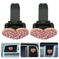 thumbnail image 2 of 2pcs Car Vent Diffuser Clips Heart Shaped Aroma Clips Air Outlet Freshener Creative Vent Clip, 2 of 6