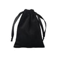 thumbnail image 4 of Toystoory Bolsas de joyería súper suaves, bolsas con cordón reutilizables, fáciles de usar y que ahorran espacio, color negro negro 10Conjunto, 4 of 6