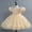 Yellow, variant on Baby Girls Puff Sleeve Mini Princess Dress Bow Backless Fluffy Fairy Party Wedding Flower Girl Dress Summer Outfits
