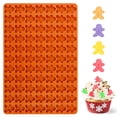 thumbnail image 1 of Gingerbread Man Silicone Mold, 77 Cavity Gingerbread Gummy Mold, Silicone Gingerbread Candy Mold,for Chocolate, Cookies, 1 of 5