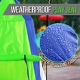 thumbnail image 3 of SereneLife 40" Kids Hanging Tent Swing, Outdoor Saucer Swing with Rope Straps (Green), 3 of 7