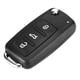 thumbnail image 3 of Estuche para llave abatible, funda para mando a distancia de coche de 3 botones, carcasa para llave, características mejoradas, 3 of 9