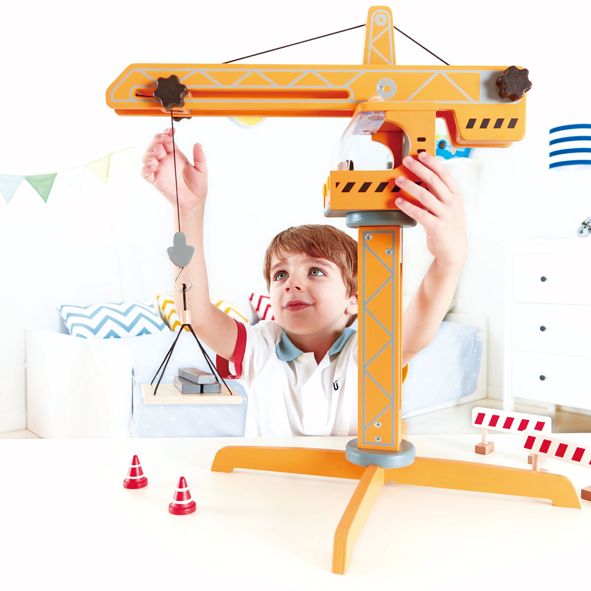 hape wooden crane