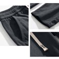 thumbnail image 5 of XAOWF Men'S Corduroy Pants Solid Color Loose Fit Elastic Drawstring Waist Comfortable Straight Leg Casual Slacks 2025 Versatile Trendy Trousers, 5 of 5