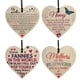 thumbnail image 2 of Colgante De Madera En Forma De Corazón Para El Día De La Madre, Artesanías De Madera Para El Hogar, Decoraciones Para Árboles Diy, Regalos Para Mamás 1 Uds Yuarrent AP007123-03, 2 of 6