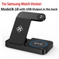 thumbnail image 1 of Cargador inalámbrico 4 en 1 para iPhone 14, 13, X, Samsung, Apple Watch, Airpods, iWatch, estación de carga rápida plegable, 1 of 4