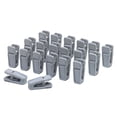 thumbnail image 1 of Cateissary Clips para perchas de pantalones, prácticos para la apariencia de moda, perchas para ropa, Clips, pinzas para ropa gris, 1 of 6