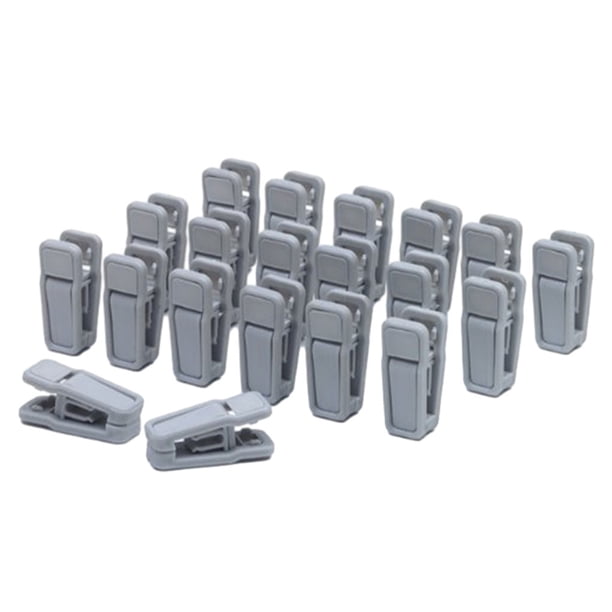 Naiovety Clips fuertes antideslizantes de las suspensiones de ropa del aspecto de moda del clip de ropa plástico gris