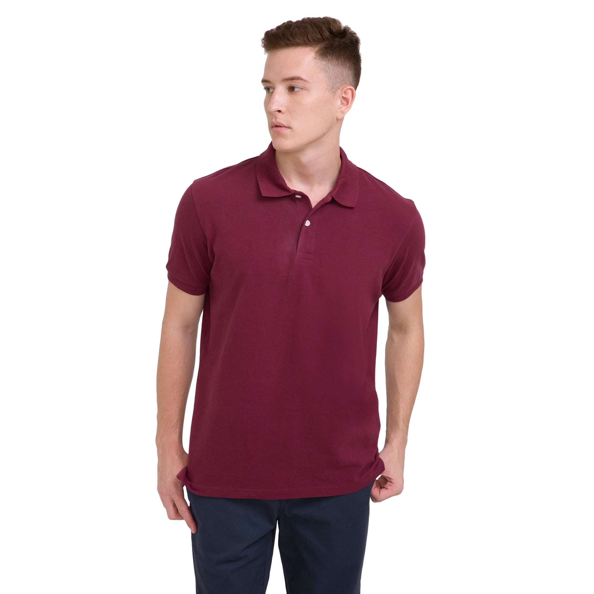 Bossini - bossini Green Selection Mens Short Sleeve Solid Classic Polo ...