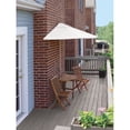 thumbnail image 7 of Blue Star Group Terrace Mates Caleo Deluxe Table Set w/ 7.5'-Wide OFF-THE-WALL BRELLA - Yellow Sunbrella Canopy, 7 of 7