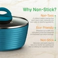thumbnail image 4 of NutriChef 12 Piece Nonstick Home Cookware Set w/ Lids & Cool Touch Handles, 4 of 7