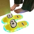 thumbnail image 5 of Samdudou Womens Slide Sandals Open Toe Slip On Flat Slippers Fun LED Light Up Sole Cute Cartoon Penguin Design Novelty Indoor Outdoor House Shoes Casual Footwear, 5 of 5