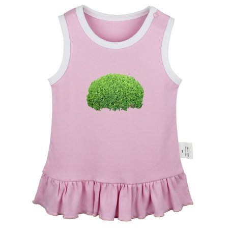 

Nature Bushes Pattern Dresses For Baby Newborn Babies Skirts Infant Princess Dress 0-24M Kids Graphic Clothes (Pink Sleeveless Dresses 12-18 Months)