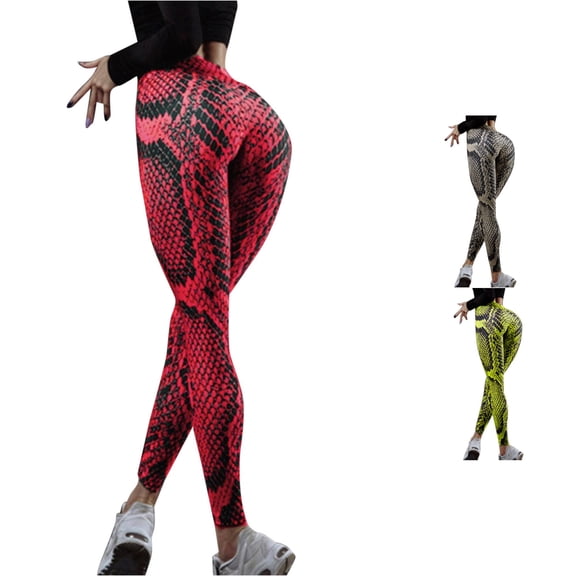 xfsWaSs Athletic Leggings for Women Fashion Printed Workout Leggings High Waisted Stretch Fitness Sports Gym Running Yoga Pants Activewear