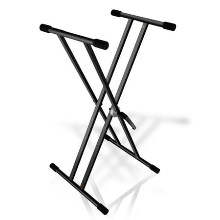Dj Table Stands - Pyle PKS40 - Universal Keyboard Stand, Electronic Digital Piano DJ Table Mount Holder, Height Adjustable
