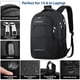 thumbnail image 3 of Mochila BIKROD para hombre y mujer, escuela, viajes universitarios, color negro, 3 of 7